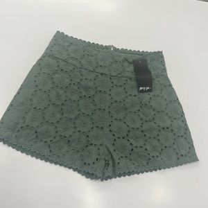 Nastygal Broderie Shorts